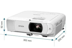 Projecteur à lampe Full HD EH-TW840, 2 ports HDMI, 4 000 lumens, grande taille d’image jusqu’à 337 pouces (8,56 m)