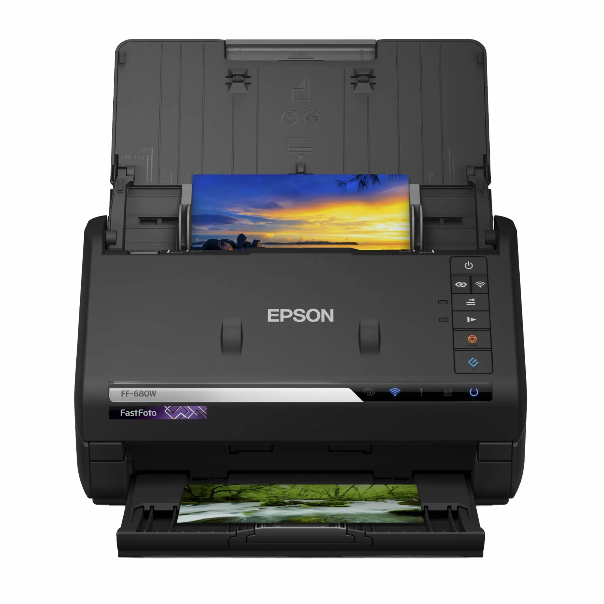 Scanner photo A4 rapide FastFoto FF-680W avec chargeur automatique et connexion Wi-Fi