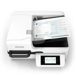 Scanner à plat A3 WorkForce DS-71000WN avec connexion réseau et compatible avec des plateformes ouvertes, avec chargeur automatique de documents de 150 feuilles