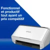 Scanner professionnel A4 compact WorkForce DS-410 avec chargeur automatique de documents de 50 feuilles et logiciel Epson Document Capture Pro