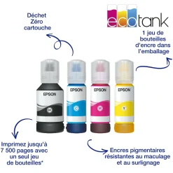 Solution d’impression A3+ EcoTank ET-16605 avec Wi-Fi, réservoirs d’encre et fax