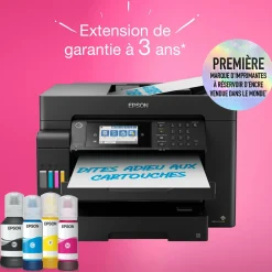 Solution d’impression A3+ EcoTank ET-16605 avec Wi-Fi, réservoirs d’encre et fax