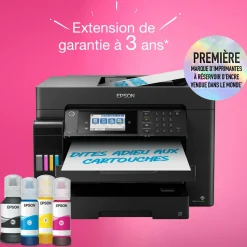 Solution d’impression A3+ EcoTank ET-16655 avec Wi-Fi, réservoirs d’encre et fax