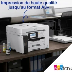 Solution d’impression A3+ EcoTank Pro ET-16685 avec Wi-Fi, réservoirs d’encre et prise en charge PCL