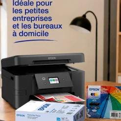 Solution d’impression Jet d’Encre A4 sans fil WorkForce Pro WF-3920 et 6 mois d’approvisionnement en encre offerts avec l’abonnement à ReadyPrint*