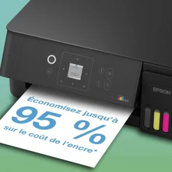 Solution d’impression multifonction A4 Wi-Fi et AirPrint EcoTank ET-2921 équipée de réservoirs d’encre, écran LCD et jusqu’à 3 ans d’encre inclus