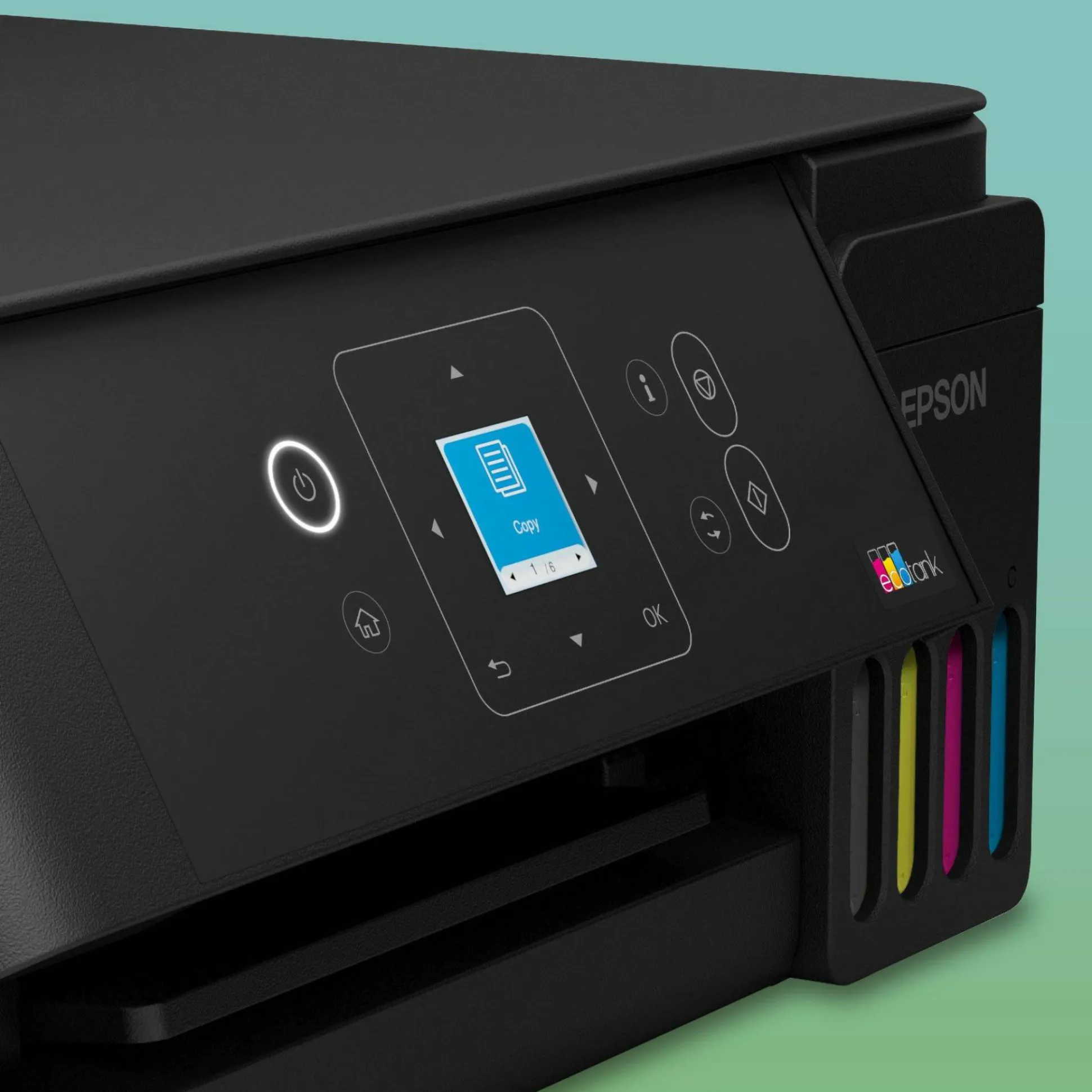 Solution d’impression multifonction A4 Wi-Fi et AirPrint EcoTank ET-2922 équipée de réservoirs d’encre, écran LCD et jusqu’à 3 ans d’encre inclus