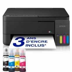 Solution d’impression multifonction A4 Wi-Fi et AirPrint EcoTank ET-2910 équipée de réservoirs d’encre, avec jusqu’à 3 ans d’encre inclus