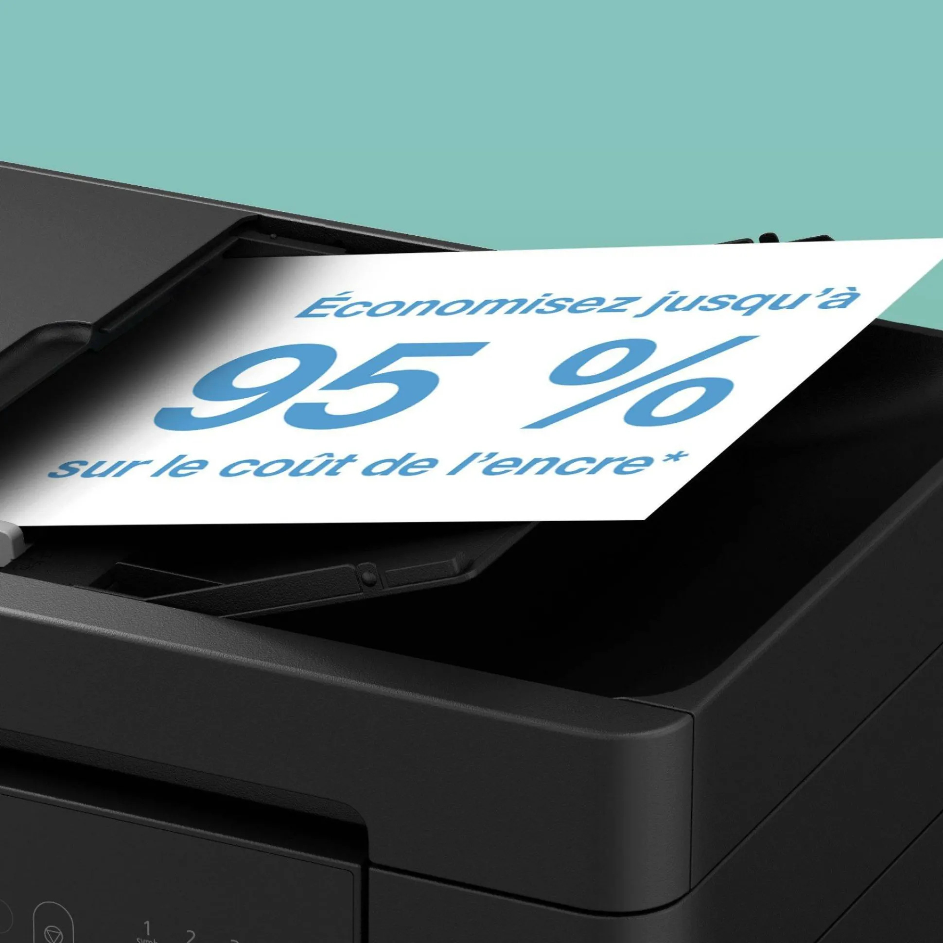 Solution d’impression multifonction A4 Wi-Fi et AirPrint EcoTank ET-4905 équipée de réservoirs d’encre, d’un écran LCD et d’un chargeur automatique de documents, avec jusqu’à 3 ans d’encre inclus