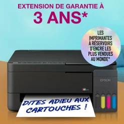 Solution d’impression multifonction A4 Wi-Fi et AirPrint EcoTank ET-2916 équipée de réservoirs d’encre, avec jusqu’à 3 ans d’encre inclus