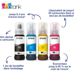 Solution d’impression multifonction A4 Wi-Fi et AirPrint EcoTank ET-2916 équipée de réservoirs d’encre, avec jusqu’à 3 ans d’encre inclus