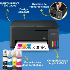 Solution d’impression multifonction A4 Wi-Fi et AirPrint EcoTank ET-2916 équipée de réservoirs d’encre, avec jusqu’à 3 ans d’encre inclus