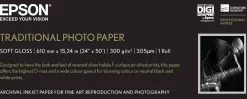 Traditional Photo Paper, 24" x 15 m