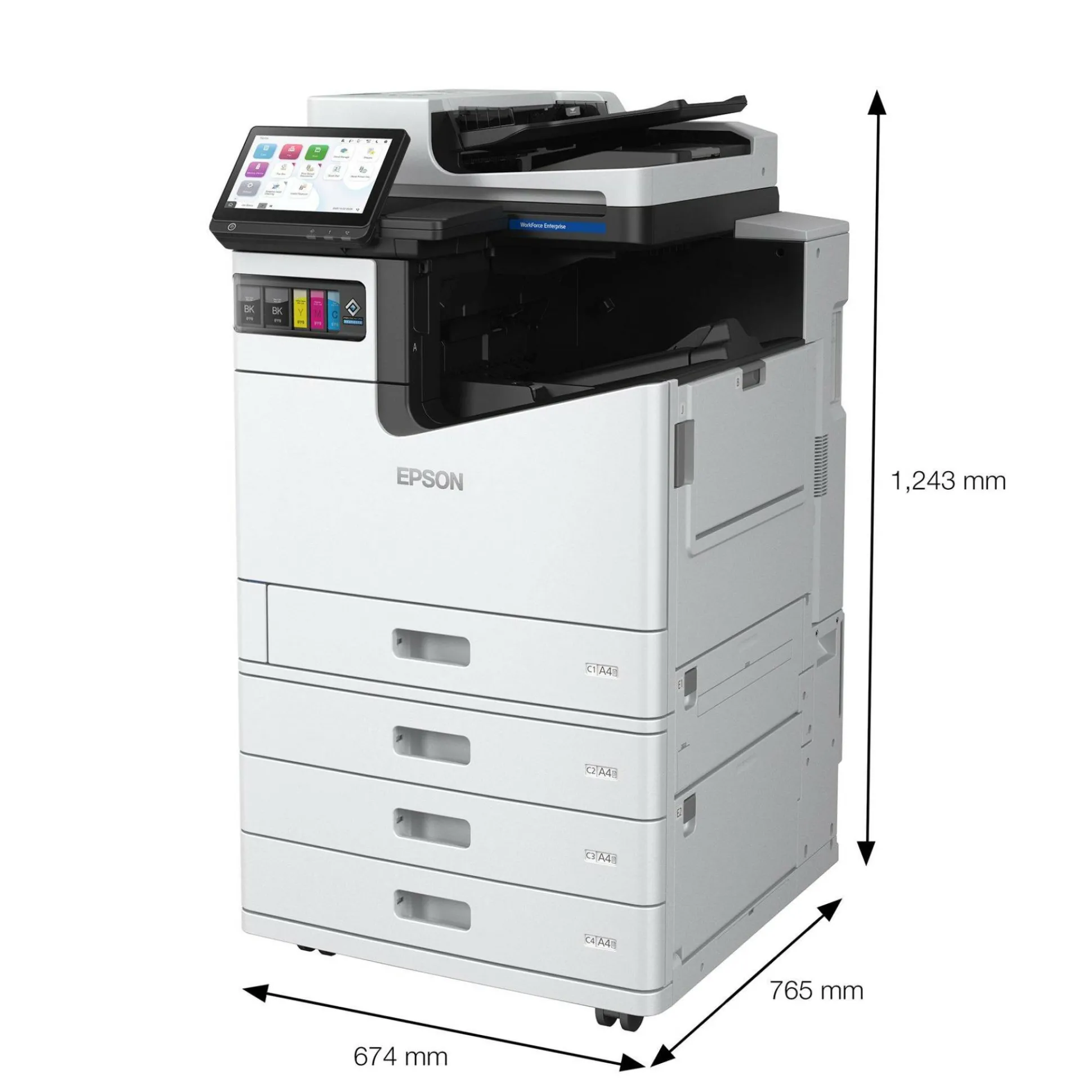 WorkForce Enterprise AM-C10000 A3 couleur, 100 ppm, imprimante multifonction (Impression/Numérisation/Copie/Fax)