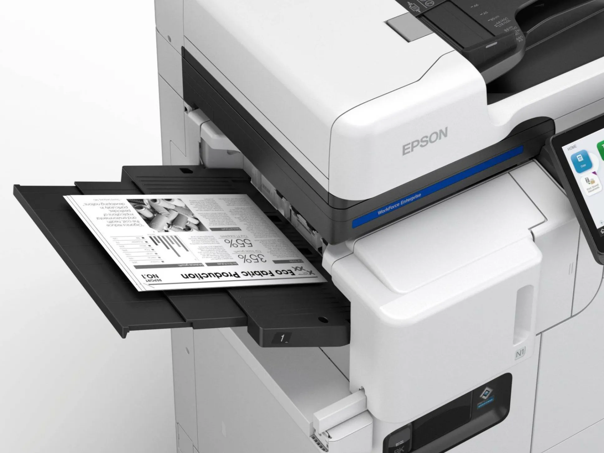 WorkForce Enterprise AM-M5500 A3 monochrome, compacte avec une faible consommation électrique1